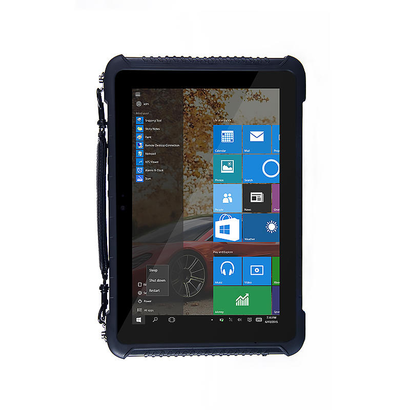 10.1 inch IP65 Windows 10 rugged tablet with 1D/2D Barcode scanner,NFC reader,Biometric fingerprint BT616-1